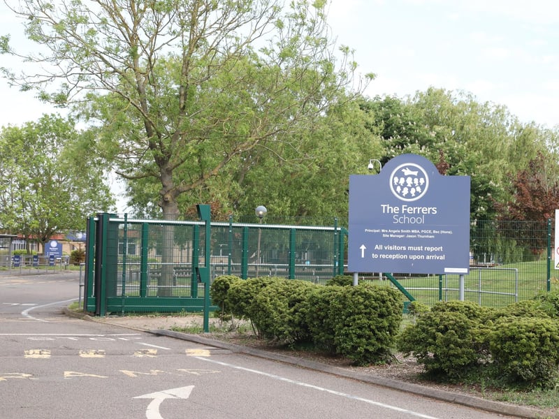 The Progress 8 score at The Ferrers School was -0.23, placing it in the below average category