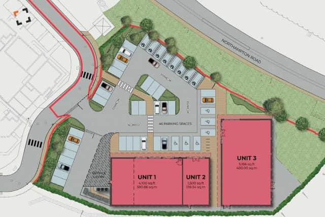 Buccleuch Property (Kettering) Ltd's plans for Nina Carroll Way in Kettering/NNC