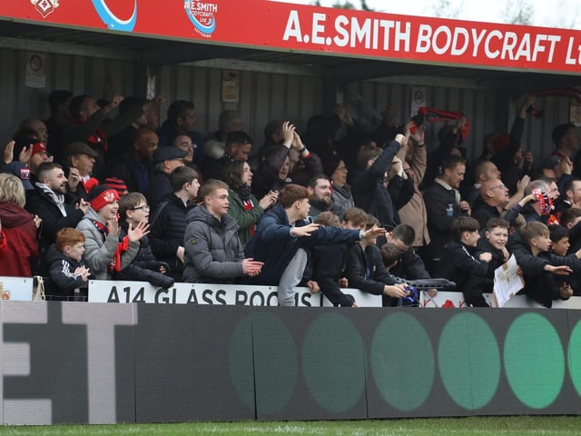 Kettering Town FC's second round FA Cup tie