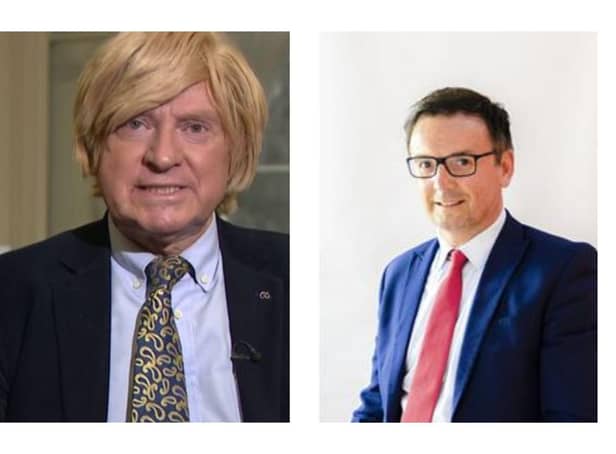 Michael Fabricant (left) and Cllr Simon Rielly (right)