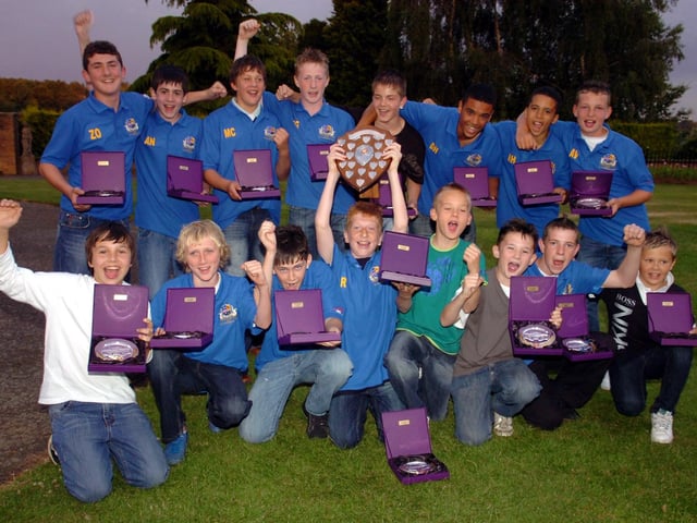 Thrapston Town under 13 team division 2 winners 2008