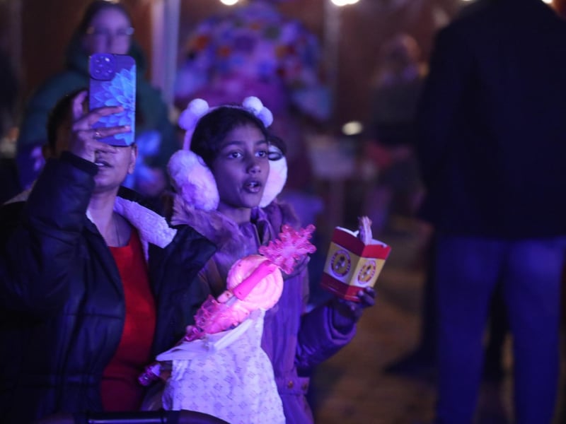 PICTURE SPECIAL: Kettering Christmas lights switch on event 2024