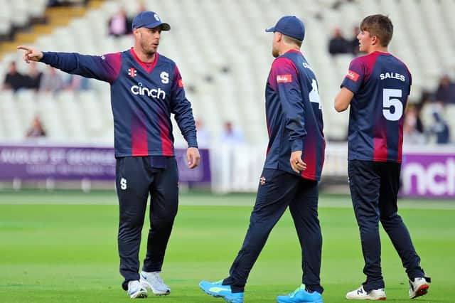 Northants Steelbacks could find no answer to Paul Stirling and Sam Hain's batting onslaught at Edgbaston (Pictures: Peter Short)