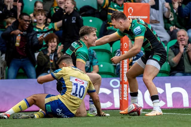 Tommy Freeman bagged a treble against Bath (picture: Ketan Shah)