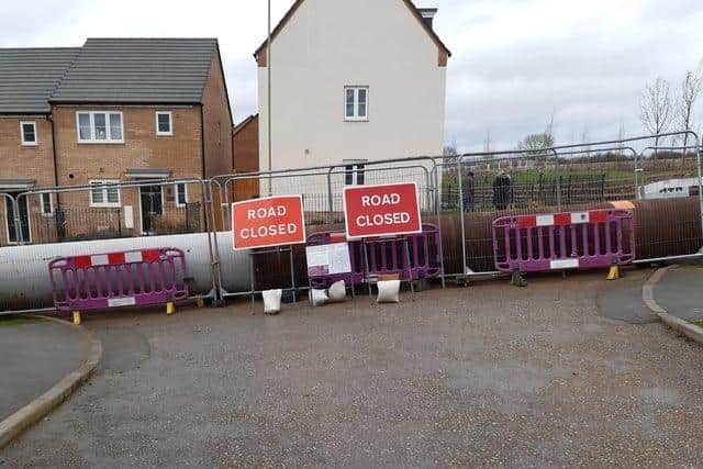 The work has caused road closures in the area, but a resident said it was 'a necessary evil'