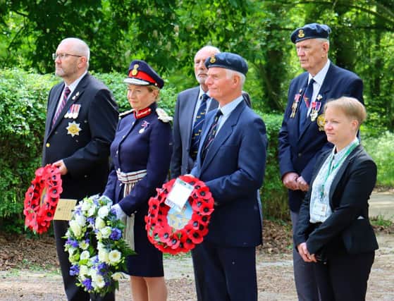 A ceremony was held at the Eyebrook dam to mark the 80th anniversary of the Dambusters raids