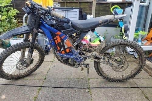 Have you seen this electric motorcross bike? /Northants Police
