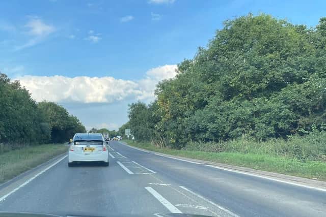 There were long rush hour delays on the A43 after a collision on Friday September 15.