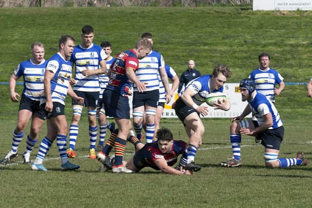 Kettering lost 64-18 to Old Northamptonians in their penultimate game of the season. Picture by Glyn Dobbs