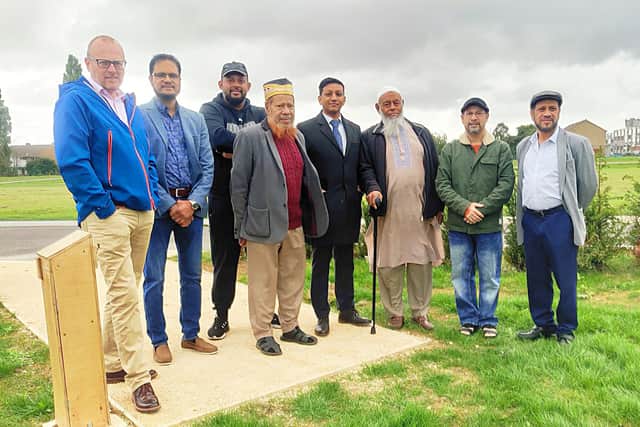 The area was visited by North Northamptonshire Council project manager, Dylan Smith, and the members of Corby Muslim Association.