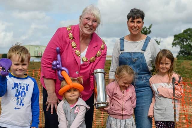 Play park launch celebrations at Glenvale