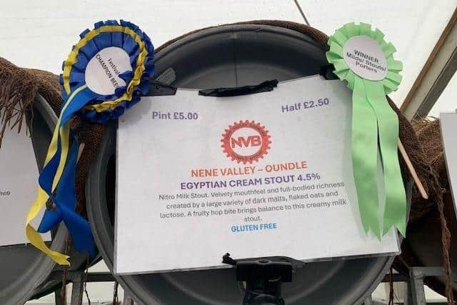 The Champion Ale of the Festival - Egyptian Cream a Nitro Milk Stout