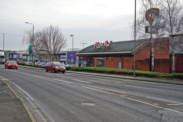 Now and then - Markham Road Chesterfield.