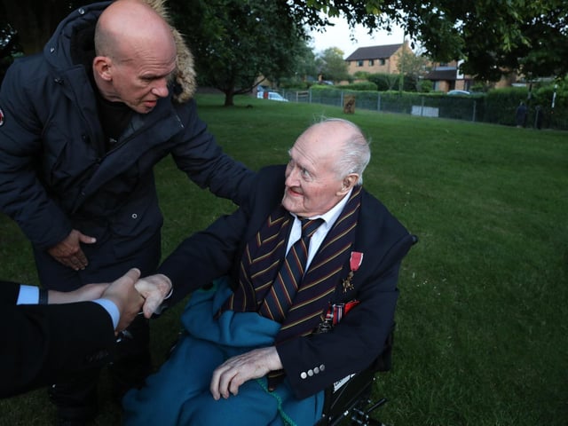 Thrapston D-Day beacon lighting:D-Day commemorations Thrapston