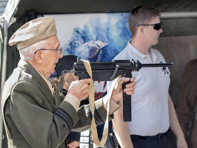 Desborough 1940s weekend saw residents and visitors enjoy a day of wartime nostalgia/Glyn Dobbs