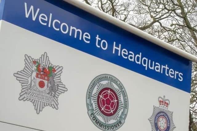 The misconduct hearing was hosted by Northamptonshire Police, at Wootton Hall.
