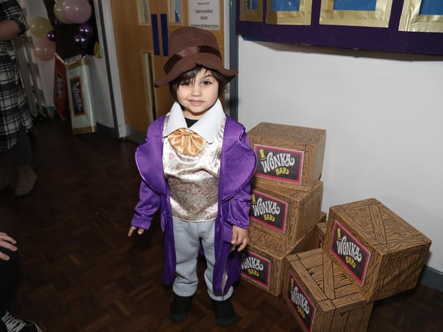 Golden ticket winners at Corby Kingswood Primary Academy:Corby children get Willy Wonka's golden tickets