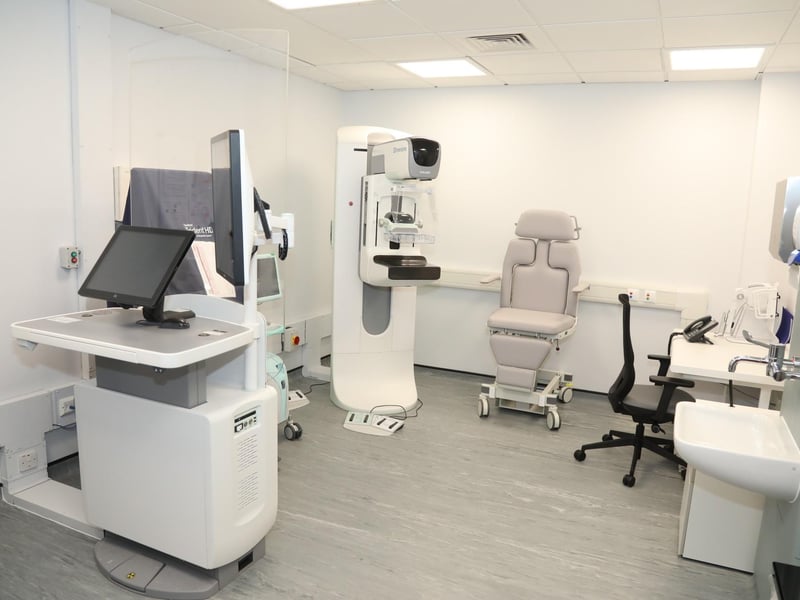 Mammography for private patients -  Glendon Wood Hospital near Kettering