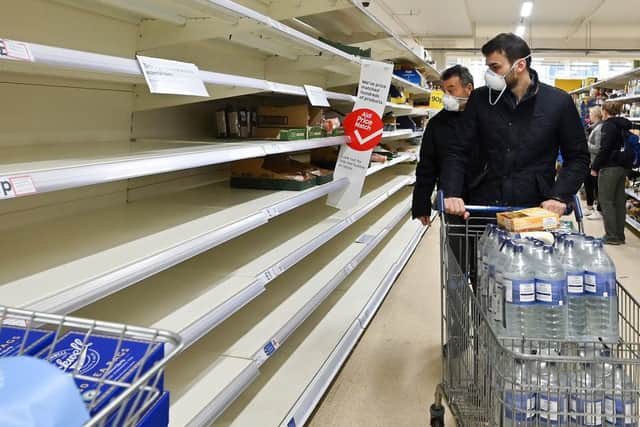 Shoppers across the country have begun stockpiling household items over shortages fears (Getty Images)