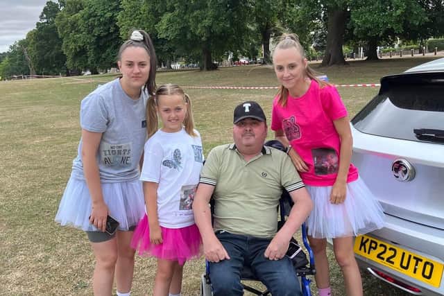 Lisa called Tom 'an amazing dad and grandad' to his four children and six grandchildren