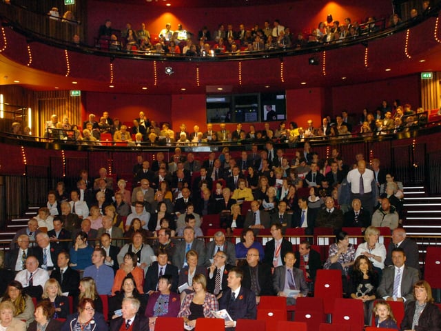 Opening the full auditorium in The Core theatre (November 2010)