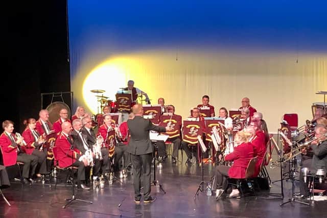 Corby Silver Band at the Brassed Off About Ukraine concert