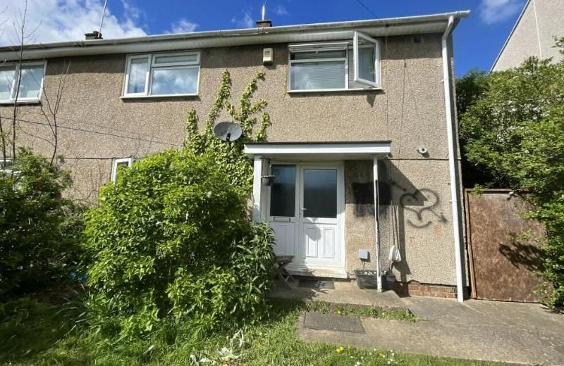 This four-bed semi-detached home on the Hazel Leys estate has front and rear gardens and a guide price of £80,000. It last sold to Home Holdings for £197,000 in 2022.