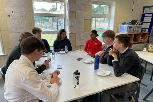 British judo athlete and double world medallist Nekoda Davis visited Prince William School as part of the EMAT torch relay last week