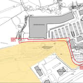 This image from the planning application shows where the changes are proposed