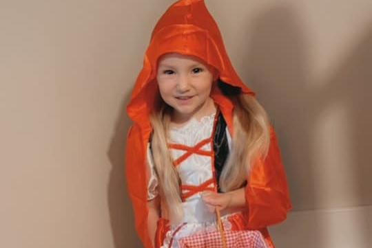 Amy Webb sent in this picture of Little Red Riding Hood