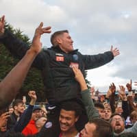 Manager Sandy's pride as AFC Rushden & Diamonds make FA Cup history
