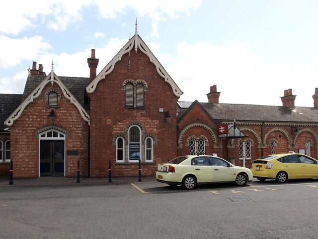 General view of Wellingborough train station, Midland Road 2013.