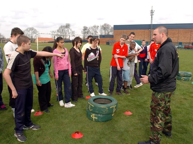 Year 9 students had a visit from the 2nd Battalion of the Royal Anglian Regiment, February 2008