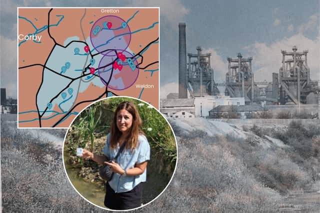 Corby 'toxic town' - two pollution hotspots were revealed by a citizen science project/ IMG file picture/Daniel Earl/Earthwatch