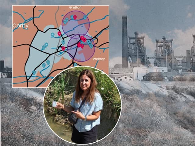 Corby 'toxic town' - two pollution hotspots were revealed by a citizen science project/ IMG file picture/Daniel Earl/Earthwatch