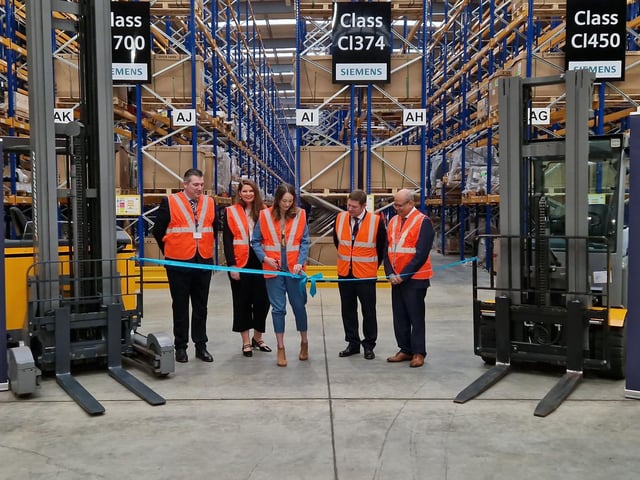 Siemens Mobility - opening of new Kettering facility:£10m investment into Siemens Mobility in Kettering