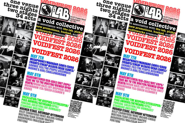 Void Fest is taking place at The Lab in Charlies Street.