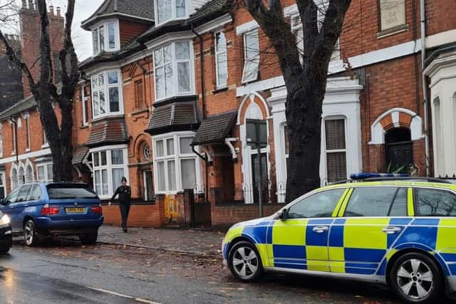 Police in Broadway this morning