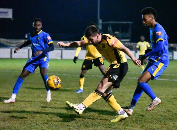 AFC Rushden & Diamonds and Peterborough Sports will meet for a fourth time this season when they clash in the NFA Hillier Senior Cup final at Sixfields tonight (Tuesday). Picture courtesy of Hawkins Images