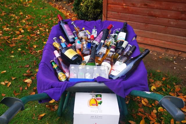 The wheelbarrow of booze
