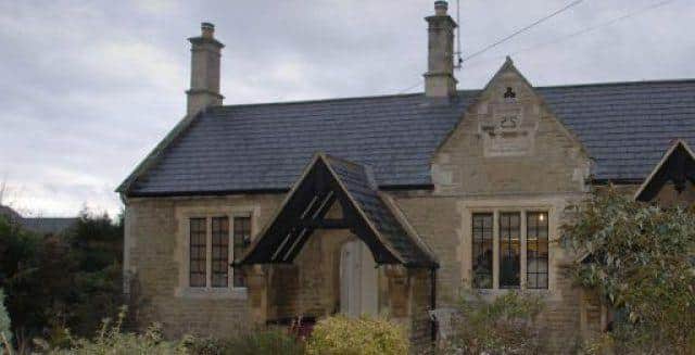 The exisiting 3 almshouses, founded in 1862.