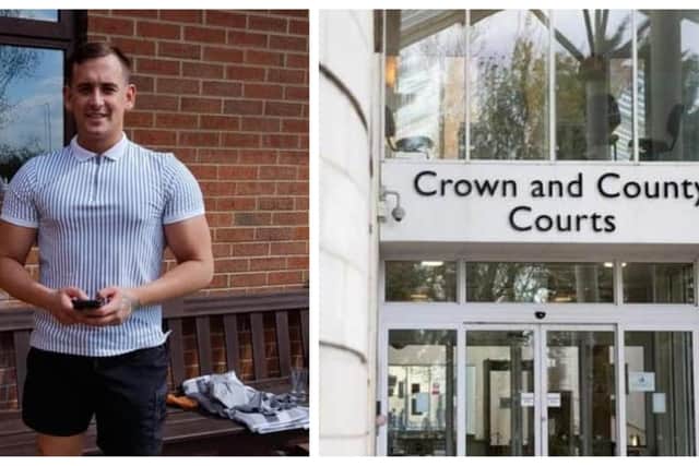 Two 21-year-old men charged with the murder of Tommy Boom (pictured) appeared in Northampton Crown Court today (Wednesday). A provisional trial date has been set for January 6.