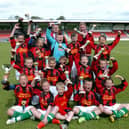 Under 11's Corby Hellenic Fisher Youth FC celebrate their win 2009