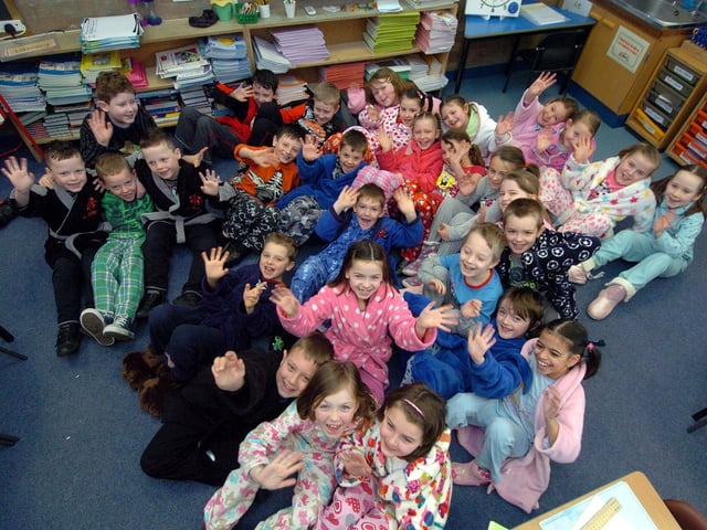 Corby, St Brendan's Primary School, Pyjama Day March 2011