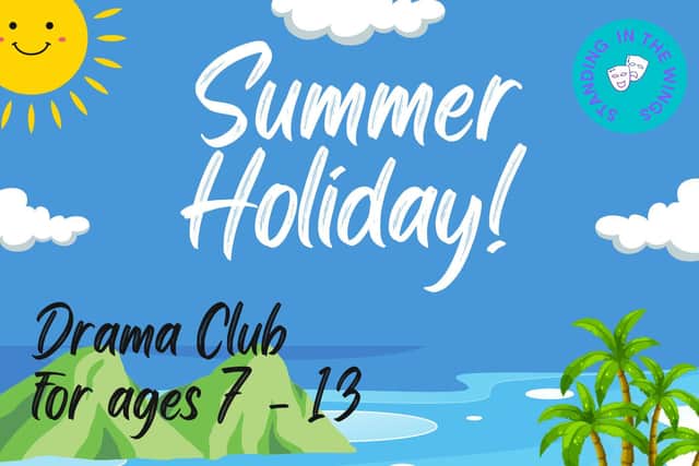 The three-day drama club will take place at Rushden Athletic Club