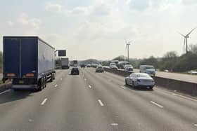 The fatal collision happened on the M1 next to the junction 18 slip road to Crick.