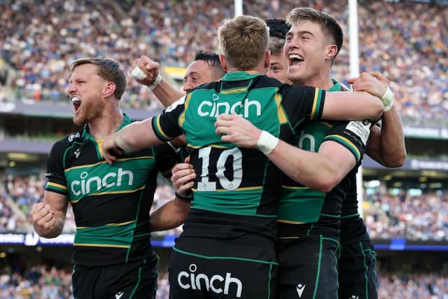 Saints claimed a stunning win against Leinster in Dublin last month (photo by David Rogers/Getty Images)
