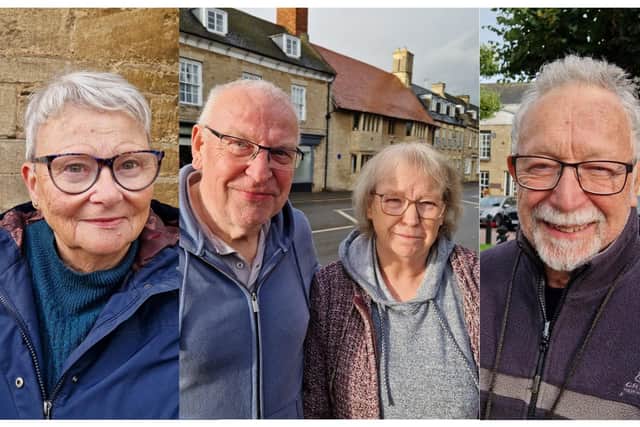 Higham Ferrers L-r Sharon White, Alan and Judith Coats, Terry Webbley