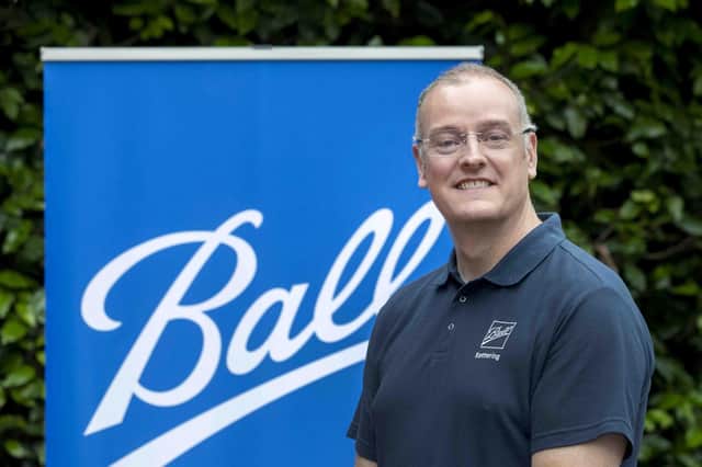 Jason Bridger, plant manager of Ball's new Kettering site