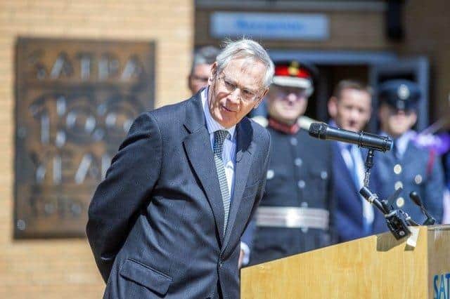 The Duke of Gloucester visited SATRA's Kettering HQ in 2019